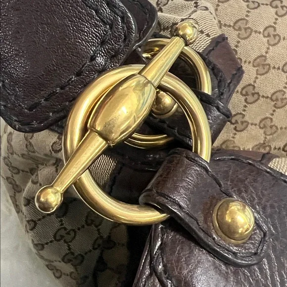 💎 authentic Gucci GG Canvas Jockey Large - Picture 16 of 16